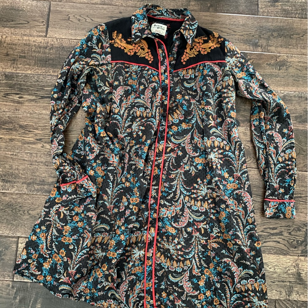 Anthropology Holding Horses western dress shirt “Lainey Wilson style”